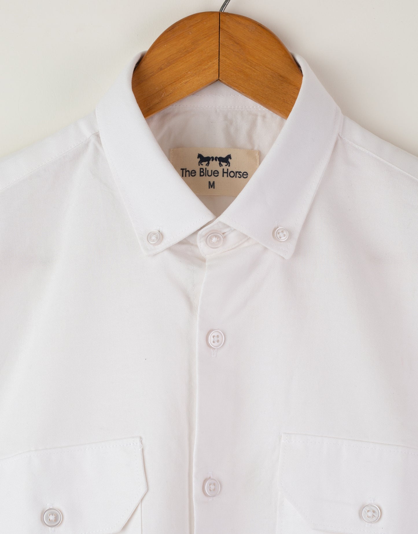 Oxford Blanca Manga Corta