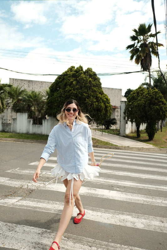 Camisa de Mujer  Azul Claro