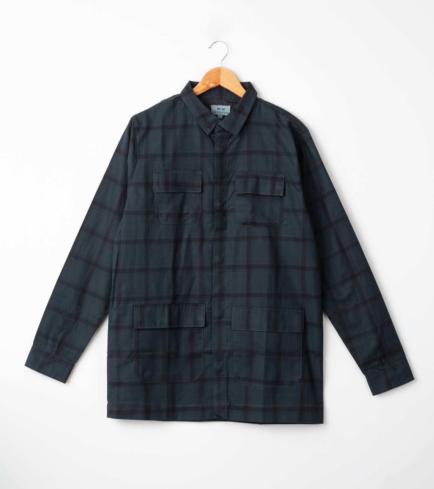 Chaqueta Plaid Verde