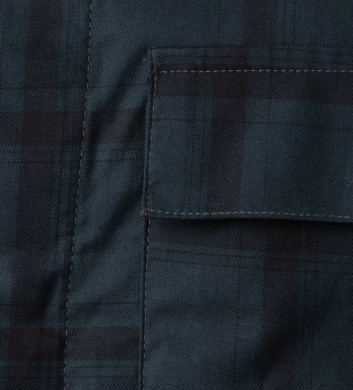 Chaqueta Plaid Verde